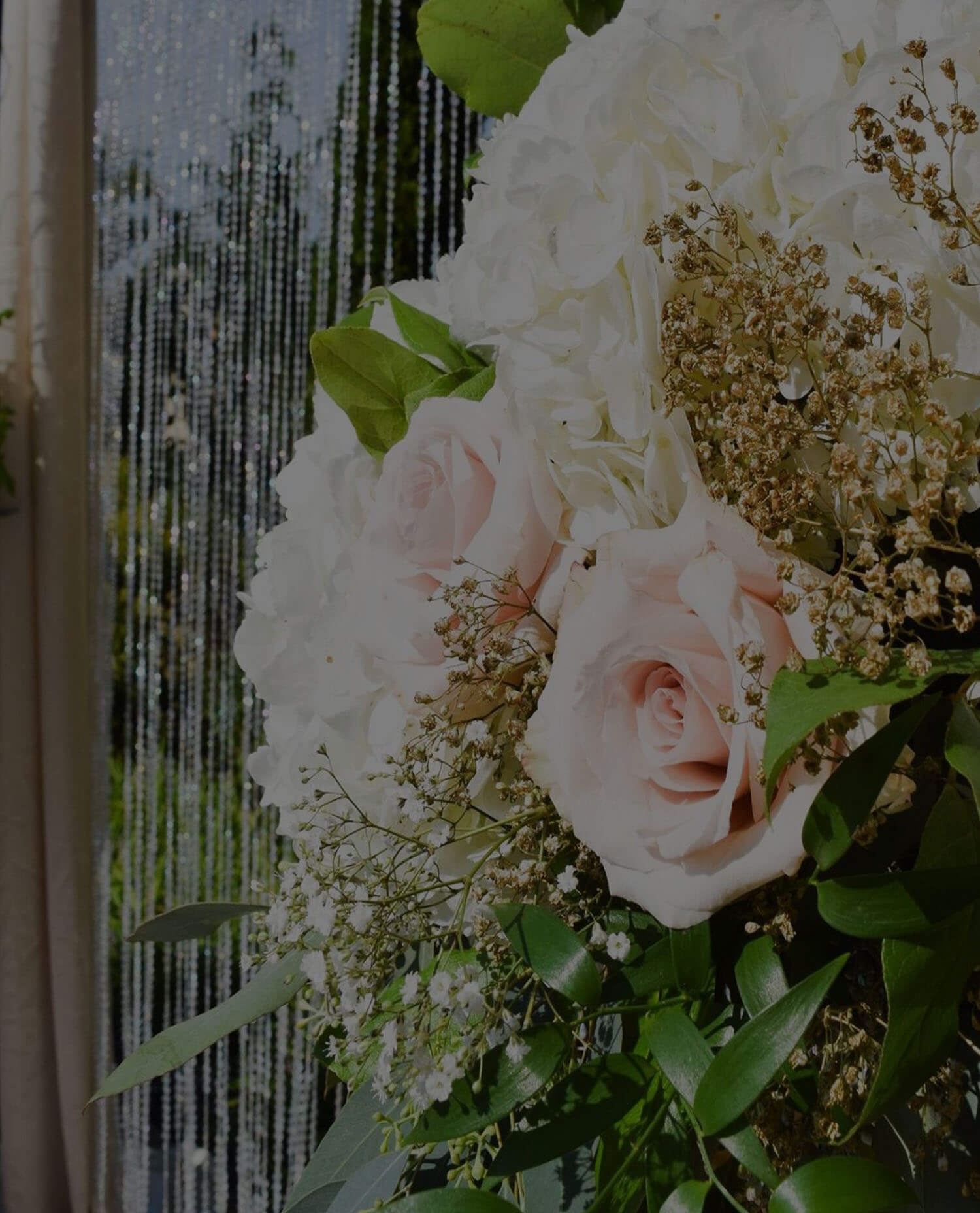 Flowers background image. Mobile image